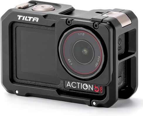 Tilta Full Camera Cage Compatible with DJI Osmo Action 3, 4, 5 Pro (Black, Full Cage) in Kuwait