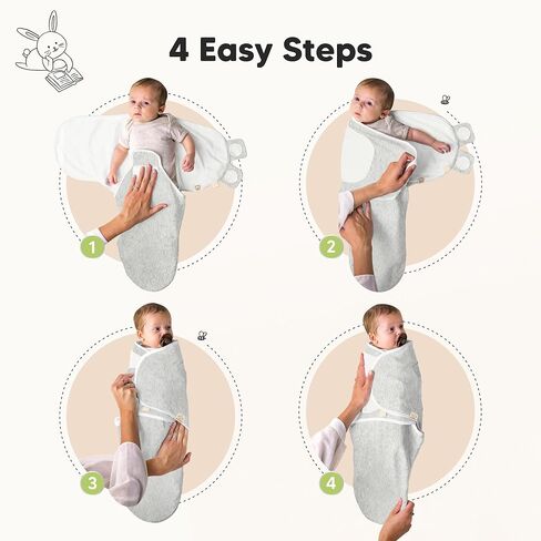 Keababies 3 عبوات القماش لفتيات الأطفال حديثي الولادة ، الأولاد مع القبعات-أكياس نوم ناعمة ناعمة ، قمامة الطفل القابلة للتنفس 3-6 أشهر مجموعة بيني ، Premie Infant Sleep Sack 0-3 أشهر (Nordic) in Saudi Arabia