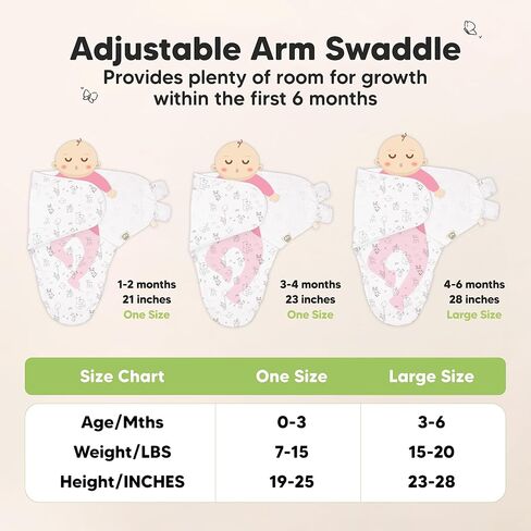 Keababies 3 عبوات القماش لفتيات الأطفال حديثي الولادة ، الأولاد مع القبعات-أكياس نوم ناعمة ناعمة ، قمامة الطفل القابلة للتنفس 3-6 أشهر مجموعة بيني ، Premie Infant Sleep Sack 0-3 أشهر (Nordic) in Saudi Arabia