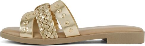 Soda “Flash" ~ Women Square Toe Ornamented H-Band Slip-On Sandals in Saudi Arabia