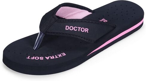Doctor Slippers for Women Orthopedic Diabetic Pregnancy Non Slip Lightweight Comfortable Flat Casual Stylish Dr Chappals and House Flip flops For Ladies and Girl’s D-22 in Saudi Arabia