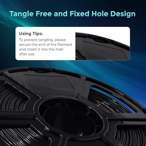FLASHFORGE PLA مرن 1.75 مم، خيوط طابعة ثلاثية الأبعاد أطول 4 مرات 1 كجم (2.2 رطل) بكرة - دقة الأبعاد +/- 0.02 مم، مثالية لطباعة الملحقات الناعمة in Kuwait