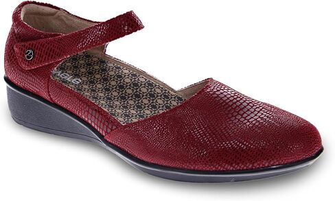 Revere Osaka Mary Jane - Premium Leather - Orthotic-Friendly Removable Insoles - Adjustable Strap - Arch Support - Stylish Wedges for All-Day Comfort in Saudi Arabia