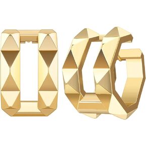 14K Gold Plated Hoop Earrings