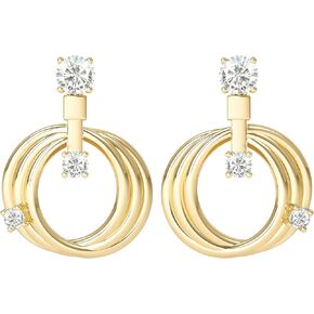 14K Gold Plated Hoop Earrings