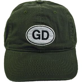 Grateful Dead Men's Liquid Blue Gd Oval Baseball Hat