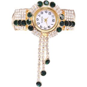 CdyBox Wholesale Women Quartz Watches Alloy Steel Tassel Bracelet Fashion Ladies Bangle Wristwatch Great Gifts
