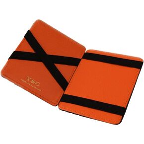 Y&G YCM010302 Black Turquoise Leather Magic Wallet with Card Holders Infinity For Groomsmen With Gift Box