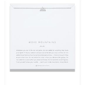 بريان أنتوني موف ماونتينز أيقونة قلادة فضية in Kuwait