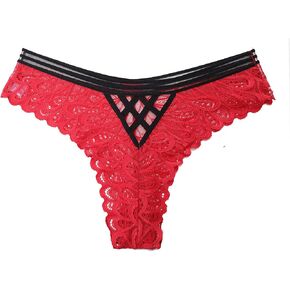 Sofishie Crisscross V-back Floral Lace panties