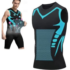 Ionic Shaping Vest,2023 New Version ENERGXCEL Ionic Shaping Vest for Men to Build a Perfect Body