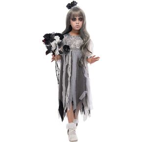 Girls Haunting Beauty Victorian Dress Ghost Bride Costume