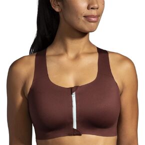 Brooks Women's Zip 2.0 Sports Bra for Running, Workouts & Sports