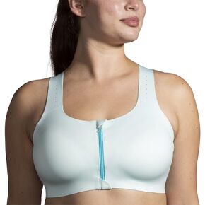 Brooks Women's Zip 2.0 Sports Bra for Running, Workouts & Sports