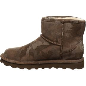 BEARPAW Women's Aleesa Exotic Multiple Colors | Women's Ankle Boot | Women's Slip On Boot | Comfortable Winter Boot