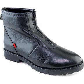 Marc Joseph New York Womens Casual Comfortable Genuine Leather Chelsea Ankle Boots Classic Fashion Front Zip Slip On Ladies Fall Winter Boots