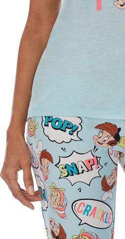 طقم بيجامة الركض للسيدات من Kellogg's Pop-Tarts and Rice Krispies بأكمام قصيرة in Kuwait