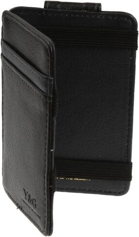 Y&G YCM020108 محفظة سحرية باللون الأسود وحافظة للائتمان/بطاقة الهوية هدية للأب تحتوي على 5 بطاقات - أرجواني in Kuwait