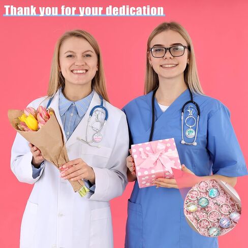 36 Pcs Nurse Appreciation Gifts Keychain Accessories Thank You Gift with Inspirational Quote for Doctor Practitioner Nursing Student Nurse Gifts Keychain Gifts Bulk for Graduation Birthday, 6 Styles in Saudi Arabia