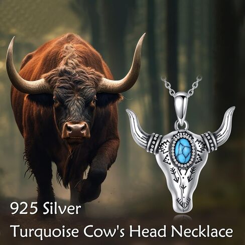 TIGER RIDER Sterling Silver Turquoise Western Necklace Boho Filigree Pendant Necklaces for Women Girls in Saudi Arabia