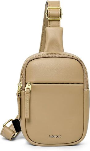 حقيبة صغيرة كروسبودي فاني مصنوعة من الجلد الصناعي ومحفظة للهاتف الخلوي وحقيبة الصدر فاني للنساء والرجال والفتيات المراهقات العصرية in Kuwait