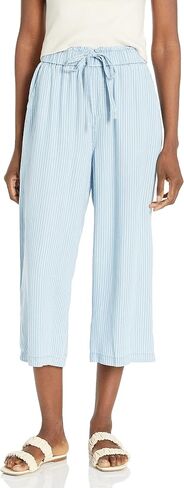 Zac & Rachel Women's Pull on Wide Leg Crop Pant with Drawstring Waist in Saudi Arabia