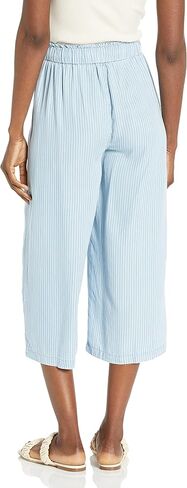 Zac & Rachel Women's Pull on Wide Leg Crop Pant with Drawstring Waist in Saudi Arabia
