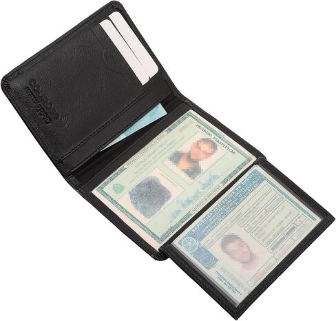 Couro50 Front Pocket Minimalist Leather Slim Wallet RFID Blocking Small Size 620 (Coffee) in Saudi Arabia