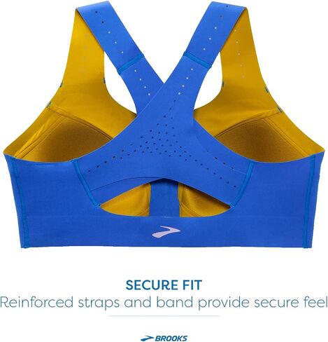 حمالة صدر رياضية للنساء من Brooks Zip 2.0 للجري والتمارين والرياضة in Kuwait