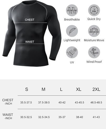 3 قطع من القمصان الحرارية للرجال، قمصان ضغط من الصوف، ملابس رياضية ذات طبقة أساسية علوية للطقس البارد، ملابس داخلية بأكمام طويلة in Kuwait