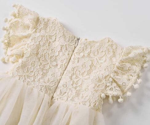 توتو دريمز دانتيل بوم بومس توتو فستان للفتيات زهرة فتاة تول فساتين عيد ميلاد الزفاف ملابس الحفلات in Kuwait