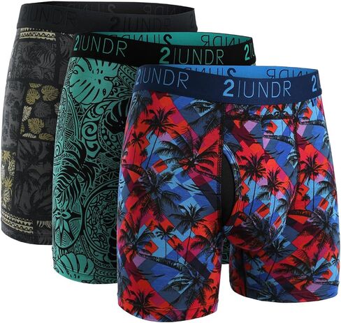 2UNDR Swing Shift Boxer Brief 3 Pack (Tonga/Samoa/Fiji, XX-Large) in Kuwait