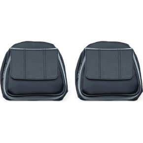 Kuryakyn 5261 Batwing Fairing Storage Pouch Bag with Magnetic Closures for 2014-19 Harley-Davidson Motorcycles, Black