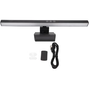 Monitor Light Bar, Monitor Light Lamp 3 Color Temperature Adjustable Brightness Computer Light with Stepless Dimming Eye-Care Gaming Office Desk Lamp Monitor Light Bar for Screen Home Office, 15.7in