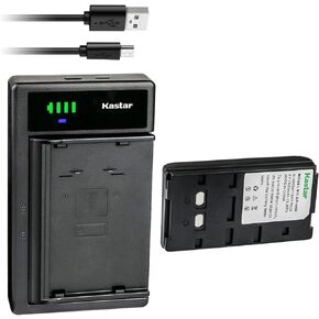 Kastar 1-Pack NP-55H Battery and LTD2 USB Charger Compatible with Sony CCD-TRV21 CCD-TRV211 CCD-TRV212 CCD-TRV21E CCD-TRV22 CCD-TRV24E CCD-TRV29 CCD-TRV30 CCD-TRV30E CCD-TRV31 CCD-TRV312 CCD-TRV32 in Saudi Arabia