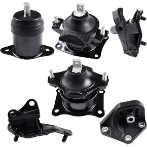 Engine Motor Mount Set Compatible with 2003-2007 Honda Accord 3.0L V6 Replaces# A4527HY A4526HY A4525 A4544 A4517 A4524