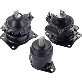 ENA Front Right Rear Motor Mount Set of 3 Compatible with Honda 2003 2004 2005 2006 2007 Accord 3.0L Replacement for A4526HY A4517 A4527 9247 9297 9451
