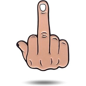 Middle Finger Golf Ball Marker – Premium Enamel Golf Accessories – 1.25" x 2mm Golf Ball Marker – Custom Designed – for Personalizing Your Golf Game in Kuwait