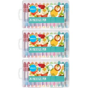 24 Pack Mini Glitter Gel Pen,Tiny Pens for School,Office and Home… (1)