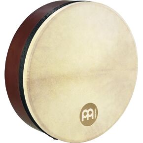 Meinl Percussion 14" Frame Drum with Strings for Buzzing Effect, Bendir-NOT Made in China-Goat Skin Head, Antique Brown Finish, 2-Year Warranty, (FD14BE) in Kuwait