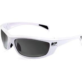 Smith & Wesson M&P Whitehawk Full Frame Shooting Glasses with No-Slip Rubber, Impact Resistance and Anti-Fog Lenses for Shooting, Working and Everyday Use