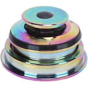 SUNGOOYUE Bike Headset Sealed Bearings, Colorful Threadless Double Sealed MTB Bearings Colorful for MTB Road Bike