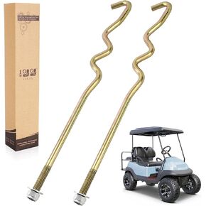 Golf Cart Battery Hold Down Rods Kit for Club Car Precedent 2008.5 & Up OEM#103374801 103357701