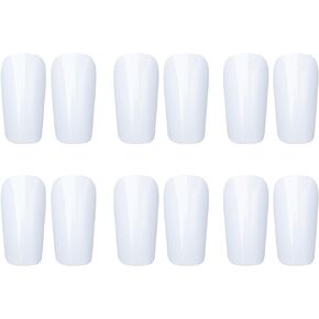 PYD Life 6 Pairs Sublimation Blanks Soccer Shin Guards White Shin Guards for Sublimation Heat Press