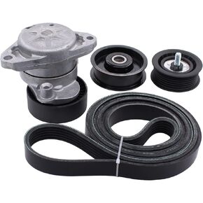 MOTOKU Engine Drive Belt Tensioner and Idler Pulley Serpentine Belt kit for Mercedes M272 M273 V6 V8 Engine