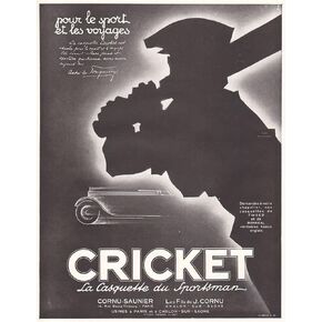 Cricket Mens Hats Poster Print - Apple Collection Vintage (18 x 24)