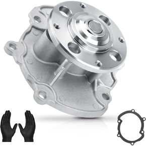 Professional AW5103 Water Pump Kit with Gasket Fits For Chevy Buick Cadillac GMC Pontiac SAAB Saturn Suzuki, 2.8L 3.0L 3.2L 3.6L 6.0L V6 V8 Engine, OE Replacement For Equinox Malibu Lacrosse CTS SRX..