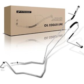 A-Premium Inlet and Outlet Automatic Transmission Oil Cooler Line Hose Assembly Compatible with Jeep Liberty 2005 2006 2007 2.4L 3.7L