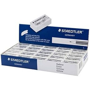 STAEDTLER Pencil Eraser 526 35F, Pack 50 pcs