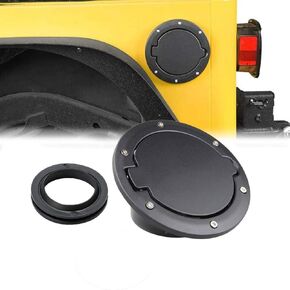 غطاء غطاء الغاز، غطاء حشو الوقود لباب خزان الوقود متوافق مع 2007-2017 Jeep Wrangler JK & JKU. in Kuwait